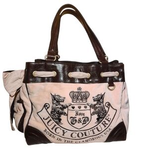 Juicy Couture Baby Pink Scottie Dog Daydreamer Tote